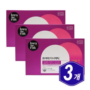 정관장 화애락 이너제틱 60포 x 3개 중장년 여성 시니어 여자 엄마 피로개선 면역력증진 도움 홍삼 젤리
