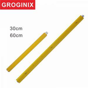 레벨기삼각대 거치대 GROGINIX 레이저 레벨용 삼각대 연장 폴 30cm GPS RTK 알루미늄 측량 60cm