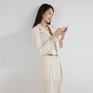 [케네스레이디](대구신세계)리네이 크롭 테일러드 자켓(장다아 착용) EWJKOE4000