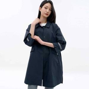 [지센](2컬러) 테이프 장식 A라인 코트 LCCAN332