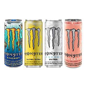 몬스터 355ml 레모네이드+시트라+울트라+피치킨 12캔씩 총48캔