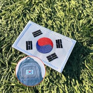 패치 와펜 모자 가방 꾸미기 태극기 자수 부착 (3leDT)