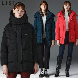 [리스트(LIST)] 어프로치 푸퍼 후드 집업 패딩 점퍼 (택가격:428000원)