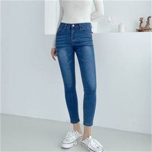 ONM 여성 캐주얼 슬림라인 스판 스키니진 빅사이즈 청바지  7848815)