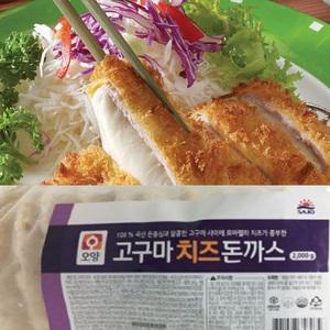 사조 고구마 치즈돈까스 2kg 오뚜기 수제등심 돈까스
