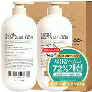 바이아우어 아로마 약산성 퍼퓸 바디워시 민트라벤더향, 1.02L, 2개 one option