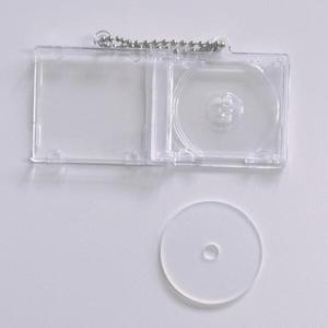 아트박스/흐뭇마켓 미니 CD NFC 키링 아크릴 투명 케이스 앨범 만들기 DIY