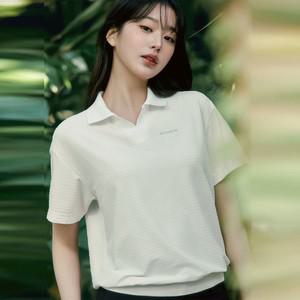 매장정품 아이더 아웃도어장원영 티셔츠 아이스 온 여성 반팔 폴로 여자카라티 DWM25227 1023971