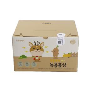 천호엔케어 녹용전지 6년근 홍삼액 어린이 튼튼쑥쑥 녹용홍삼 40ml X 30개입 1박스 /SJ