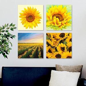 [인테리어가구]풍수지리 해바라기 그림 액자 캔버스 10종 30호(72x72cm) (S5525868)
