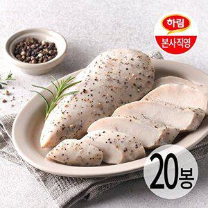 [하림][하림]하림 냉장 수비드 닭가슴살 블랙페퍼 100g 20팩