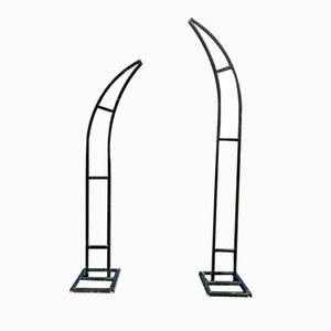 흰색 조경 엔틱펜스 스탠드 화단 펜스 넝쿨지지대 정원 장미 가든 아치 가로143cm