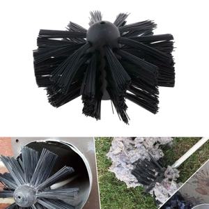 200mm 굴뚝 브러시 로터리 벤트 청소 브러시 ​​건조기 덕트 굴뚝 파이프 청소용 나일론 굴뚝 린트 리무버
