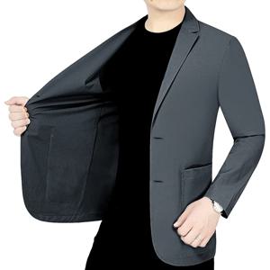 여름 남성 얇은 통기성 블레이저 재킷 고품질 남성 빠른 건조 블레이저 코트 남자 비즈니스 캐주얼 정장 코트 4XL