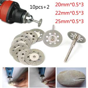 Dremel 로터리 커터 용 연마 다이아몬드 커팅 디스크 세트 원형 톱 블레이드 그라인딩 휠 디스크 (맨드릴 전동 공구 키트 포함)