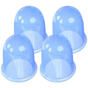 4Pcs 마사지 컵 실리콘 Cupping 진공 장치 실리카 젤 마사지 컵 Cupping 진공 Cupper에 대 한 휴대용 바디 마사지
