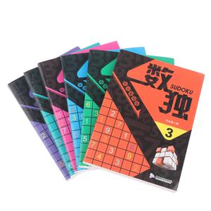 스도쿠 생각 게임 책, 어린이 놀이, 스마트 두뇌 숫자 배치 책, 포켓 북, 6 권/세트