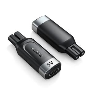 필립스 Norelco OneBlade QP2724 QP2834 QP4530 MG5910전기 수염 트리머용 Yinke 5V Type-C 면도기 어댑터 충전 변환기