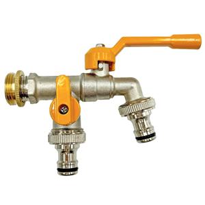 가든 호스 황동 탭 수도꼭지 어댑터 1/2 ''IBC 물 탱크 커넥터 양방향 단방향 관개 조인트 교체 피팅 볼 밸브