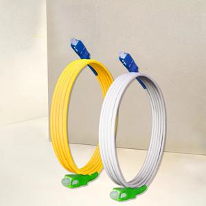 SC/APC-SC/UPC 섬유 패치 코드 광섬유 실내 FTTH 2m/5m/15m 연장 케이블 인터넷 점퍼 케이블용 광섬유 케이블