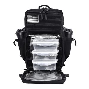 45L 식사 준비 관리 배낭 체육관 전술 방수 절연 점심 쿨러 가방 하이킹 캠핑 여행 배낭