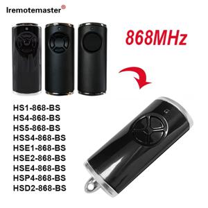 HORMANN 868MHz 검정색 원격 HSE4 HSE2 HSE5 HSE1 HS1 HS4 HS5 HSP4 HSD2 868 BS BiSecur 차고 문 리모컨과 호환 가능