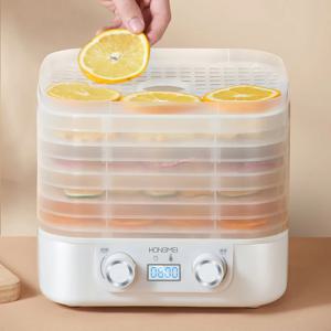 5 레이어 스마트 전기 식품 건조기 110V 220V 과일 야채 탈수기 건조 쇠고기 육포 고기 생선 차 식품건조기 음식짤순 건조기시트