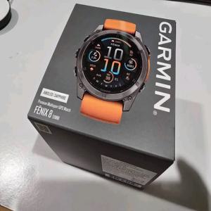 인기 판매 오리지널 Garmin Fenix ​​8 51mm AMOLED, 사파이어, 프리미엄 멀티스포츠 GPS 스마트워치