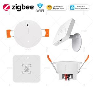 WiFi /Zigbee 인간 존재 감지기 스마트 인체 PIR 센서 MmWave 레이더 마이크로파 모션 센서(휘도 감지 포함)