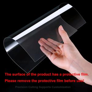 0.3~10mm 두께 PVC 플레이트 높은 투명 플라스틱 시트 하드 보드 DIY 재료 100x100 100x200 200x200 200x300 210x297mm