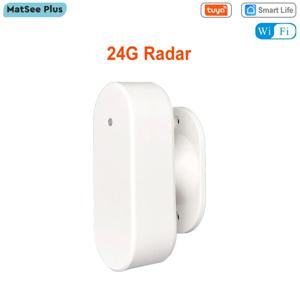 Tuya 스마트 라이프 WiFi ZigBee 밀리미터 파 24Ghz 레이더 인간 존재 감지기 휘도 감지 5VDC 모션 센서