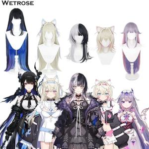 【Wetrose】재고 있음 홀로 어드벤트 코스프레 가발 귀 Shiori Novella Fuwawa Mococo Abyssgard Bijou Koseki Nerissa Ravencroft Hololive EN