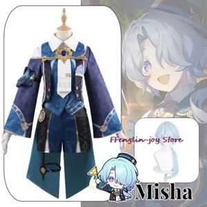 Misha Anime Game Honkai: 스타 레일 코스프레 의상 옷 가발 유니폼 코스프레 Penacony Daydream Hotel 할로윈 파티 세트