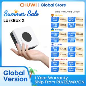 CHUWI LarkBox X 게이밍 미니 PC 인텔 12th Alder Lake N100 12GB LPDDR5 512GB SSD 15W Windows 11 WiFi 6 Bluetooth 5.2 미니 PC