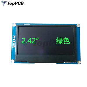SSD1309 2.42 인치 OLED 디스플레이 모듈 128*64 12864 화면 디스플레이 I2C IIC 3.3V Arduino Raspberry Pi 용 흰색 파란색 녹색 노란색