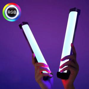 휴대용 RGB 마그네틱 사진 조명, 휴대용 LED 필 라이트 스틱 램프, 유튜브 비디오 그림 촬영용 브이로그 필 라이트