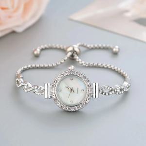 여성용 소형 다이얼 손목시계, 여성용 팔찌 시계, 석영, 레저, 인기, 우아한 시계, 황금색 Relojes, 시간, 숙녀