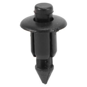 플라스틱 리벳 자전거 페어링 트림 패널 패스너 클립, 혼다 야마하 블랙, 50x, 6mm