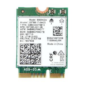 BABQ 9560NGW WiFi 카드 1730Mbps 무선 AC 9560 듀얼 밴드 2.4G+5G Bluetooth 5.0 802.11Ac M.2 CNVI 9560NGW 무선 어댑터