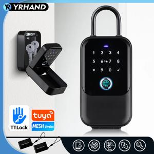 TTlock Smartkey 잠금 상자 디지털 코드 앱이 포함된 무선 전자 키 안전 홈 키 자물쇠용 Bluetooth Smartlock 제어