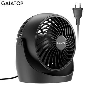 Gaiatop 공기 순환 팬, 휴대용 책상 팬 테이블 팬 기숙사 팬, 5인치 소형 팬 360도 속도 3개 °   조정 가능한 기울기