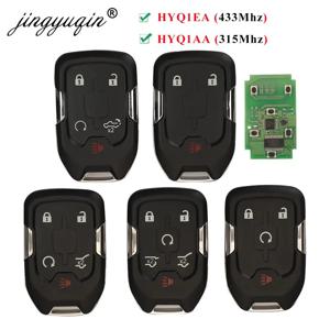 Jingyuqin 315/433MHz HYQ1AA /HYQ1EA Chevrolet Tahoe Silverado 교외 GMC Terrain Acadia YUKON XL Sierra 용 스마트 원격 키