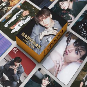 55 개/대 Kpop New Ablum HOP Lomo 카드 Bang Chan 사진 인쇄 사진 Photocard For Fans 컬렉션 엽서 선물