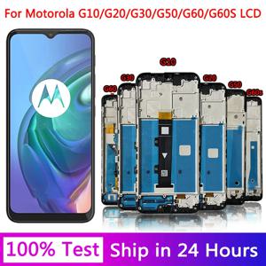 모토로라 모토 G10 G20 G30 G50 G50 5G G60 G60S G100 LCD 디스플레이 터치 스크린 디지타이저 교체 용 OEM G 시리즈 화면