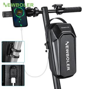 NEWBOLER 3L/5L 전기 스쿠터 가방 액세서리 USB 포트가있는 전기 자동차 가방 방수 스쿠터 앞 가방 자전거 가방