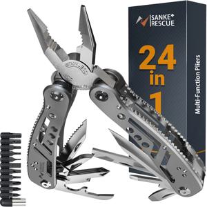 휴대용 포켓 Multitool 420 스테인레스 스틸 Multitool 펜치 야외 생존 캠핑 사냥 및 하이킹을위한 칼 스크루 드라이버