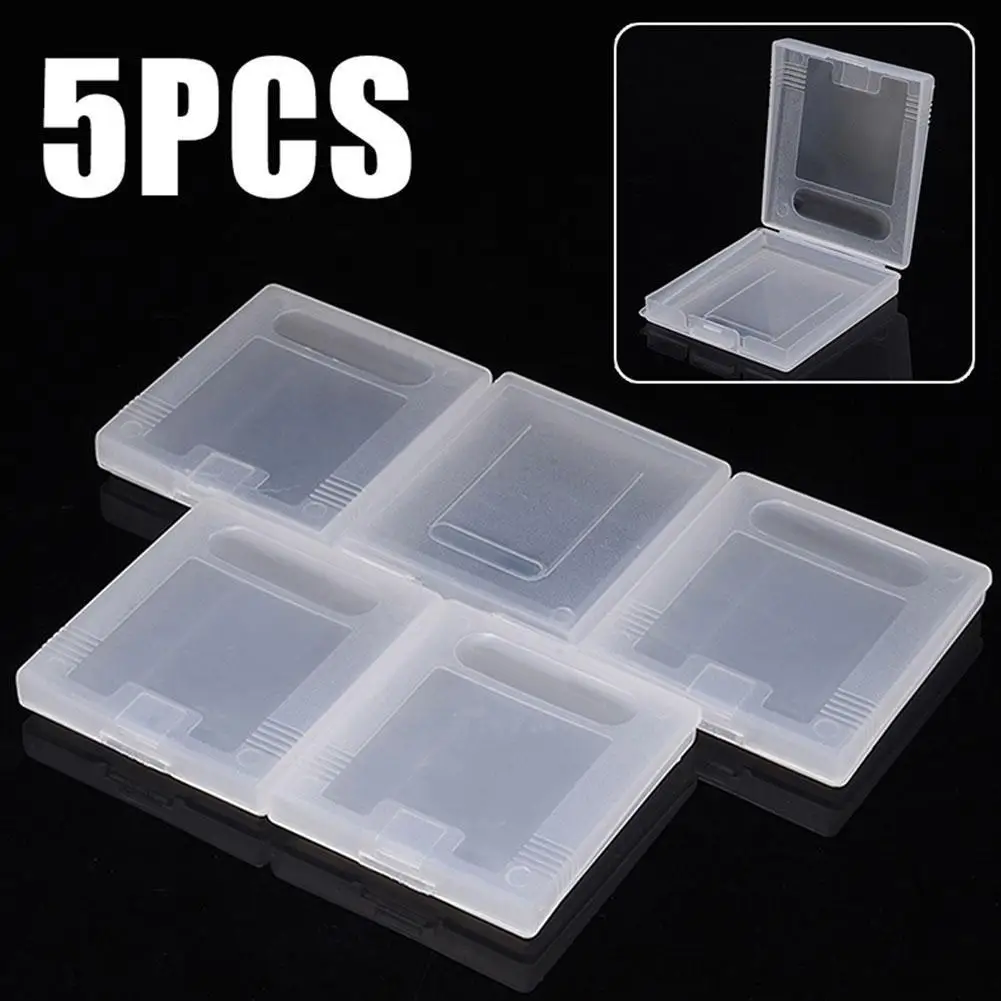 5Pcs 플라스틱 게임 카드 카트리지 케이스 보호 게임 카트리지 케이스 상자 게임 카드 케이스 닌텐도 게임 보이 컬러 GBC