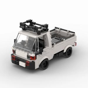 MOC ACTY 348pcs 레이싱 스포츠카 차량 속도 챔피언 레이서 빌딩 블록 소년 선물을위한 벽돌 크리 에이 티브 차고 장난감