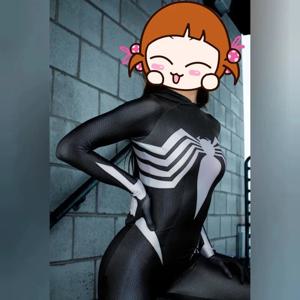 할로윈 성인 여성 독 심비오트 Gwenom Spidercosplay 의상 소녀 여성 슈퍼 히어로 Zentai Bodysuit 파티 점프 슈트