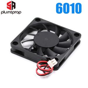 6010 DC 12V 24V 냉각 팬 Reprap 3D 프린터 부품 용 브러시리스 DC 쿨러 60x60x11mm 플라스틱 팬
